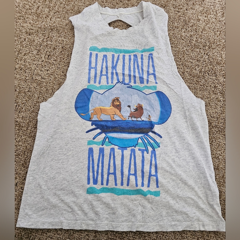 Gently Used Disney Lion King Hakuna Matata Tank Top